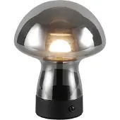 RL LIVE YOUR LIGHT REALITY DOOLEY - Tafellamp - Rookkleur - incl. 1x SMD 1,5 W - 4-stappen TOUCH - USB-aansluiting - Oplaadbaar - Snoerloos