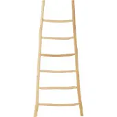 J-Line decoratie Ladder 6 Stappen - hout - naturel
