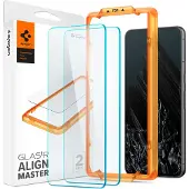 Spigen GLAStR EZ Fit Screenprotector 2 Pack + Applicator voor de Google Pixel 8 Pro
