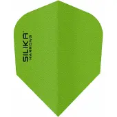 Harrows Silika Solid Green NO6 Tough Crystalline Coated - Dart Flights