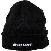 Bauer Muts Team Ribbed Knit Toque Beanie S24 (rood) Rood Sr.