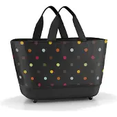 Reisenthel Shoppingbasket – Boodschappenmand – 22L – Opvouwbaar – Dots Zwart