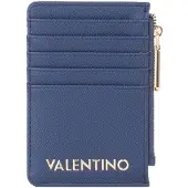 Valentino kaarthoes Fae Re Zip Around Card Case Blu donkerblauw