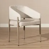 Bronx Eetkamerstoel Armin gemêleerde stof beige