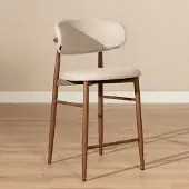 Livin24 Barkruk Lara linnen taupe 70 cm