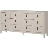 Ebuy24 Madrid kommode 8 lades cashmere.
