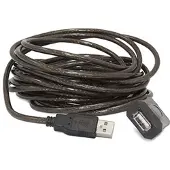 Hamlet XUREP10 USB-kabel USB 2.0 10 m USB A Zwart