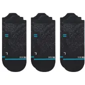 Stance Performance Run Light Tab Socks Black (Pack of 3 Pairs) || Maat: 35-37