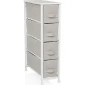 Hjh LIVING Kast FOLDRESS S 20x48x75cm 4 vakken grijs