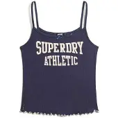 Superdry Ath Ess Graphic Pointele Mouwloos T-shirt