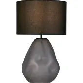 Searchlight Schemerlamp Devon zwart met kap