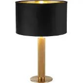 Searchlight Gouden tafellamp London met zwarte kap