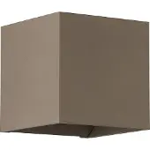 Lyora Vierkante wandlamp Sifor donker champagne