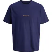 Jack & Jones Junior Shirt camel / donkerblauw