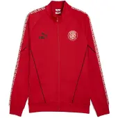 Puma Trainingsjack 'Girona FC KING Anthem' bloedrood / zwart / wit