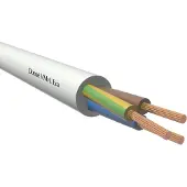 Donne Vinyl Stroomkabel 3G2.5mm² Wit ECA 100M - D09472 [100 Meters]
