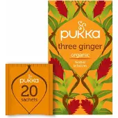 Pukka 3x Biologische Thee Three Ginger 20 Stuks