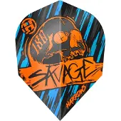 Harrows Savage Orange Blue NO6 - Dart Flights