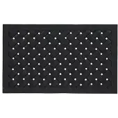 Esschert Design Rubber Mat Gevlochten Zwart 45,5 X 76 X 1 Cm