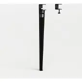 TIPTOE Tafelpoot - 75 cm + Muurbeugel Graphite Black