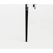 TIPTOE Counter Tafelpoot - 90 cm + Wandbeugel Graphite Black