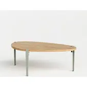 TIPTOE Pebble Koffietafel - 120 x 75 cm Eucalyptus Grey
