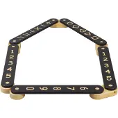 Meowbaby Beam 5-elements Wooden Balance Board Sensoric Zwart