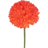 J-Line bloem Chrysant - kunststof - oranje