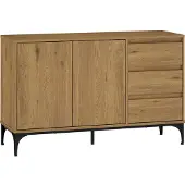 En.casa Dressoir Kistiandi 120x40x76 cm donker eiken []