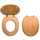 Novaservis Prestige - Toiletbril, grenen. Materiaal: grenen. (WC/GRENEN)