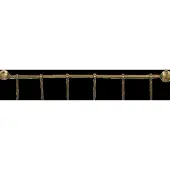 House Doctor Hooks Haakrail 9x60,5 Cm Messing - Haken en hangers Ijzer Brass - 900000602
