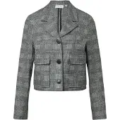 Comma Blazers lichtgrijs / grijs gemêleerd