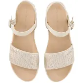 Tom Tailor Sandaal lichtbeige / goud