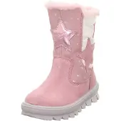 Superfit Snowboots 'Flavia' rosa / zilver / parelwit