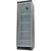 Maxima - Koelkast voor horecagebruik - 400 liter - Zwart - met glazen deur
