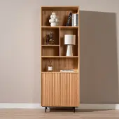 Livin24 Wandkast Bradley blank eiken 80x220 cm