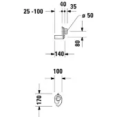 Duravit - Urinoirsifon 0051120000