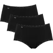 Sloggi Broek met geschulpte zoom in een set van 3 stuks
