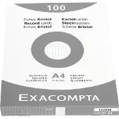 Exacompta Systeemkaart 210 x 297 mm Geruit Wit