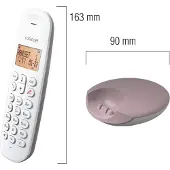 Logicom Draadloze telefoon Iloa 150 zonder antwoordapparaat Taupe