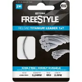 Spro Reload Titanium 2 M Leider Zilver 0.240 mm