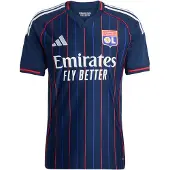 Adidas Tricot 'Olympique Lyon 25/26' nachtblauw / wit