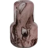 Woood Monika Vaas - Handgevormd - Glas - Bruin - 36x16x16