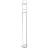 Nowa LED outdoor vloerlamp padlamp wit tuinlamp terraslamp vloerlamp, metaal, 8W 855lm warm wit, DxH 12,5 x 100 cm