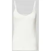 Sloggi Top met afgeronde V-hals