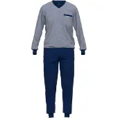 Götzburg pyjama donkerblauw/wit male | Maat: 52 (L)
