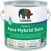 Caparol Capacryl Aqua Hybrid Satin | Zijdeglans Lakverf 1 LTR - Wit