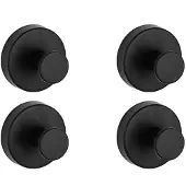 INF Wandhaken met zuignap, 4-pack Black