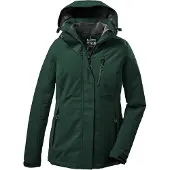 Killtec outdoor jas KOW 140 donkergroen Dames | Maat: 48