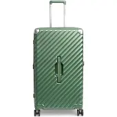 Carryon Trunk Grote Koffer 79cm – Harde Trolley 126 ltr met expander – TSA-slot – 4 Wielen – Groen